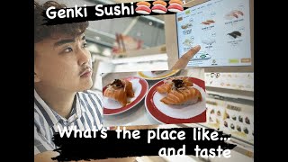 マニラ　フィリピンにある唯一の回転寿司、スシローじゃなくてGenki Sushi ！まあ、回ってなかったけど色々良かったです。  #genkisushi