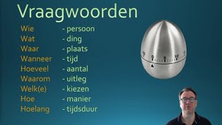 Zinnen vragend maken - Vraagwoorden #learndutch #nederlandsleren #nt2