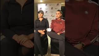 Sania Mirza with Neha dhupia looks stunning #virlshorts #virlshorts #virlshorts