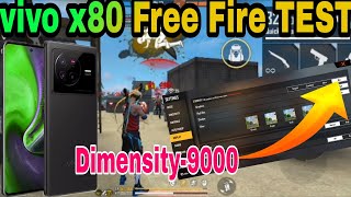 Vivo x80 Free Fire gaming test ✅🎮📱 Vivo x80 ⚡Vivo x80 gameplay ⚡Vivo x80 gaming test⚡