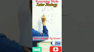 Analogy Letter Series| Coding Decoding|Alphabet Reasoning    Tricks #shorts #trending #sscgd #viral