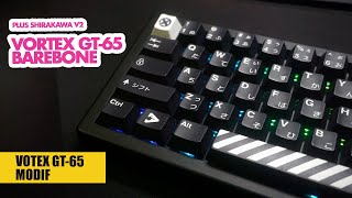 Vortexseries GT-65 barebone plus keycaps pressplay shibuya