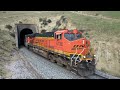 Trains from Caliente to Tehachapi [4K] 60fps