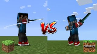 ✔Minecraft ท่าทางในคอม VS Minecraft ท่าทางในมือถือ!! แบบไหนจะหล่อเท่มากกว่ากัน!!??