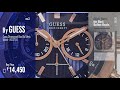 top 10 guess watches 2018 guess analog blue dial men s watch w0366g4