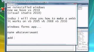 Make A WebBrowser In VB Part 1