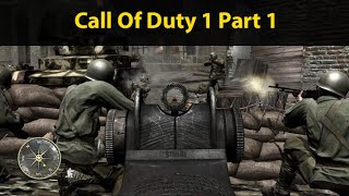 Call of Duty 1- Gameplay Walkthrough Part 1 - 101st Airborne