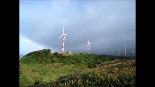 新北--石門風力發電站(風車公園) 海岸景觀~