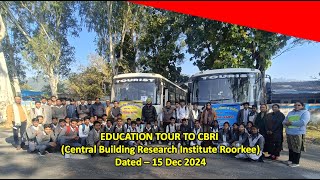 Education Tour to Central Building Research Institute Roorkee 2025 (GIC BHEL HARIDWAR)