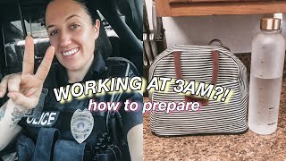 NIGHT SHIFT POLICE OFFICER ROUTINE |working at 3am | FEMALE POLICE OFFICER | STEFANIE ROSE