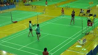 2014年IH バドミントン 女子 ダブルス 3回戦 皇学館（三重）vs日本橋女学館（東京）