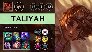 Taliyah Jungle vs Vi: Triple Kill, Legendary - KR Challenger Patch 14.23