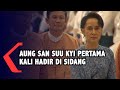 Senyum Aung San Suu Kyi Muncul Perdana di Pengadilan, Sejak Dilengserkan Junta Militer Februari Lalu