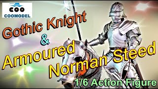 Gothic Knight \u0026 Armoured Norman Steed Action Figure Coomodel Coo Model Medieval Armor Armour 💪💀💪🌟💥⚔🤺