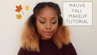 Fall Makeup Tutorial | Mauve & Rosy | MissDarcei