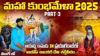 అయోధ్య రాముడు in మహాకుంభమేళ || ఆలోప్ శాంకరీ శక్తి పీట్ || INDIA TRAVEL EATS