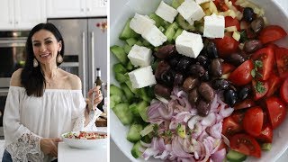 Простой и Вкусный Греческий Салат - Рецепт от Эгине - Heghineh Cooking Show in Russian