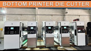 PINLONG OPEN CLOSE TYPE BOTTOM PRINTER DIE CUTTER Corrugated carton boxes packaging industry