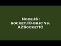 NodeJS : socket.IO-objc vs. AZSocketIO