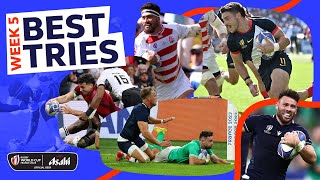 The best Rugby World Cup 2023 tries from week five! | Asahi Super Try