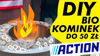 🆘DIY JAK ZROBIĆ 🔥 BIO KOMINEK z action za mniej niż 50 zł