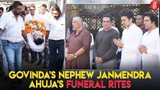 Govinda's Nephew Janmendra Ahuja's FUNERAL Rites