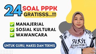 90 menit paham manajerial, sosial kultural, wawancara PPPK 2024 semua formasi dan jurusan