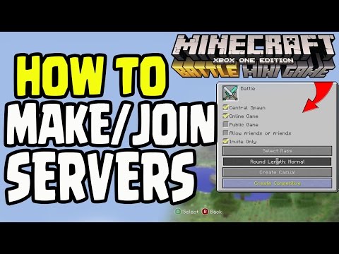 Minecraft PS4/Xbox360/Wii U - HOW TO MAKE/JOIN BATTLE MODE SERVER! FIND PLAYERS! (TU36) Minecraft PS4/Xbox360/Wii U - HOW TO MAKE/JOIN BATTLE MODE SERVER! FIND PLAYERS! (TU36)
