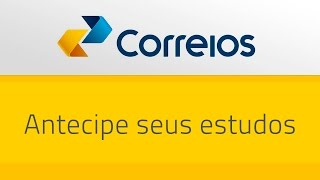 Correios - Antecipe seus estudos