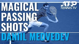 Magical Medvedev Passing Shots in Win vs Tsitsipas | Shanghai 2019