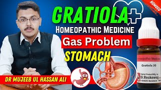 Gratiola Homeopathic Medicine || Gas Problem in Stomach || IBS Homeopathic Treatment