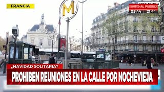 Alerta coronavirus: Francia prohíbe las reuniones en la calle durante la nochevieja