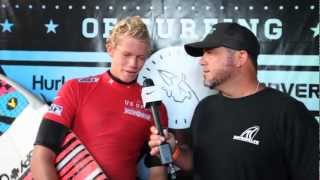 John John Florence on Board Talk U.S. Open of Surfing 2012 Jon Pyzel