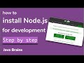 Installing NodeJS for development - Node.js Basics [03] - Java Brains