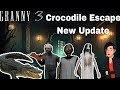 Crocodile Escape from Granny Chapter 3 Horror GamePlay With Bhole Gamer!