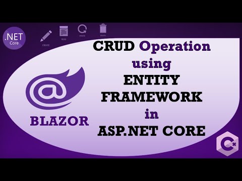 CRUD Operation Using Blazor ASP.NET Core & Entity Framework - YouTube