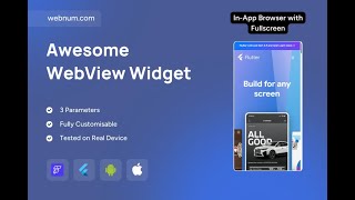 FlutterFlow WebView Widget ๐๐ #flutterflow #webview #widget