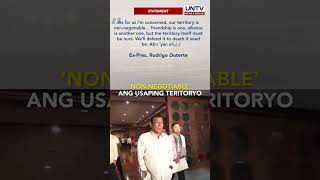 Ex-Prexy Duterte, tutol sa bagong 10 dash line ng China kahit ‘kaibigan’ pa ang turing niya dito