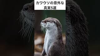 【動物雑学】カワウソの驚き能力5選🦦川の人気者の意外な秘密とは？音声:VOICEVOX:ずんだもんBGM:もっぴーさうんど「Escort」#ポケット動物図鑑 #カワウソ」