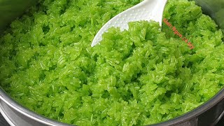 Nấu thêm bước này để món XÔI LÁ DỨA bóng đẹp mềm dẻo béo thơm xôi để qua ngày vẫn dẻo ngon