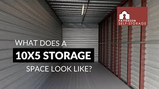 How Big is a 10x5 Storage Unit? | Patterson Self-Storage