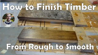 How to get an amazing finish on your timber quick easy cheap! #howtowoodworking #handtools #DIY