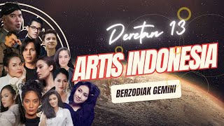 Deretan 13 Artis Indonesia Berzodiak Gemini