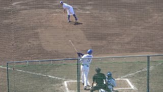 アキーノ、小笠原からもフェンス直撃打！3打席連続長打という離れ技！ (2023/02/16)