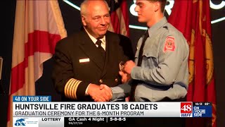 Huntsville Fire \u0026 Rescue graduates 18 fire cadets