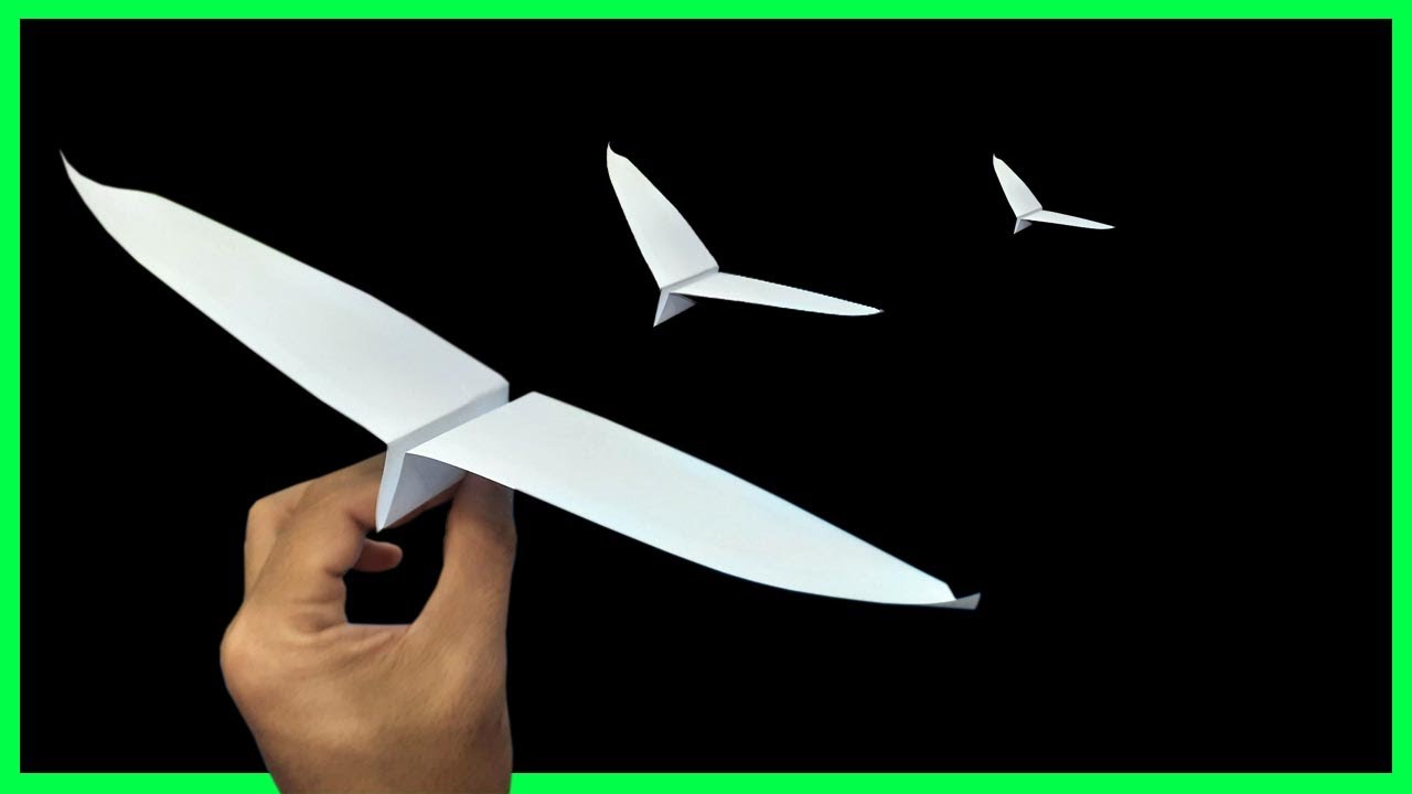 How To Make Paper Boomerang Airplane Ver 68 | Paper Airplane ...