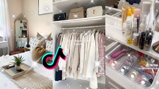 satisfying bedroom cleaning and closet organizing tiktok compilation ⭐️⭐️