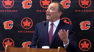 Gary Bettman talks new arena, expansion and Olympics in Calgary