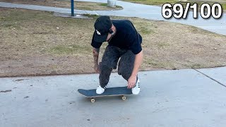 Can I Land 100 Flatground Tricks In 60 Minutes?