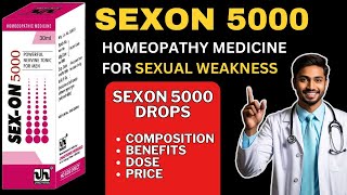 SEXON-5000 DROP | HOMEOPATHIC MEDICINE FOR STAMINA \u0026 VIGOUR (FOR MEN)